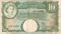 East Africa 10 Shillings, (1958-60)